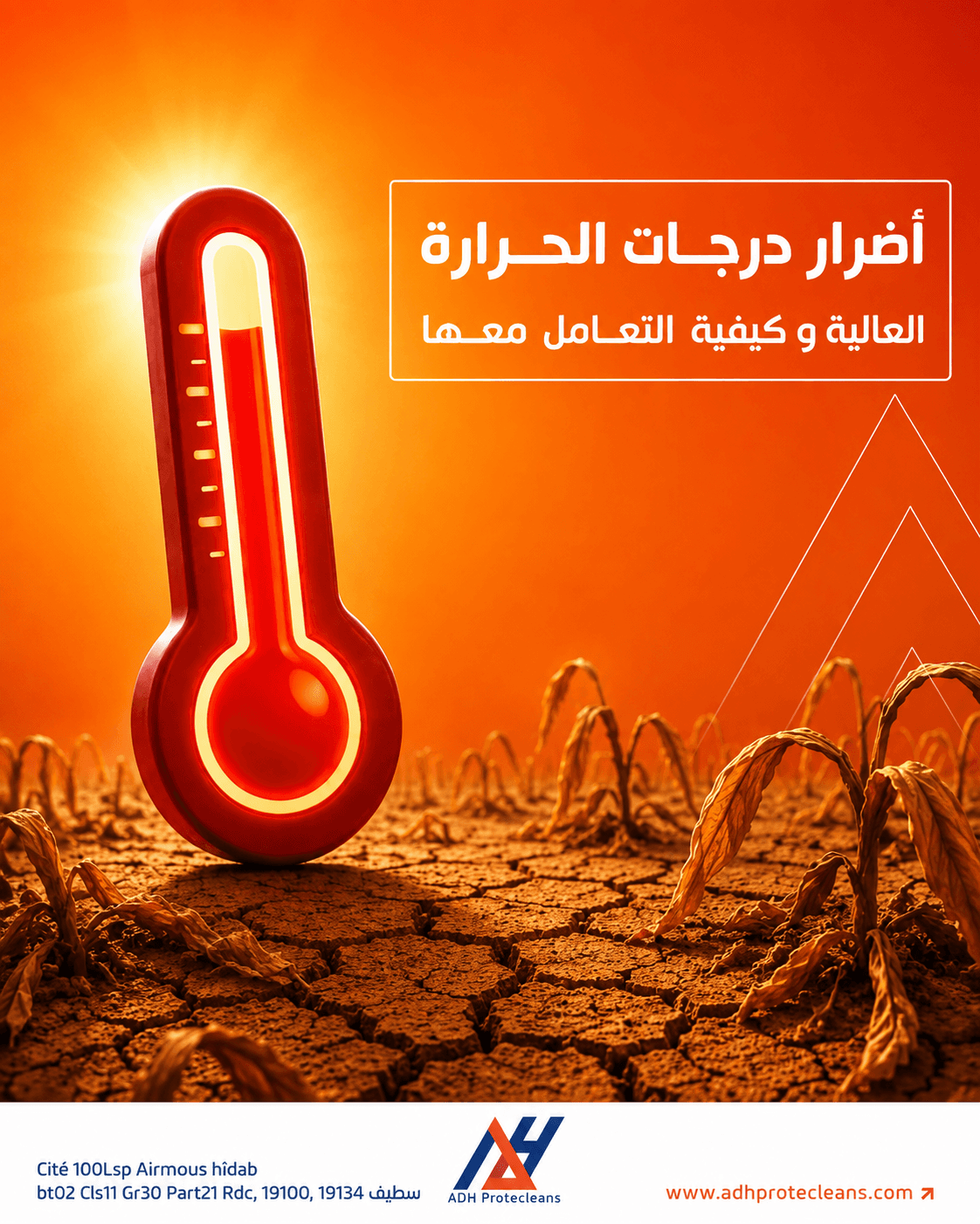 أضرار درجات الحرارة العالية وكيفية التعامل معها